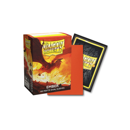 Dragon Shield - Dual Matte Sleeves - Ember (100 szt.)