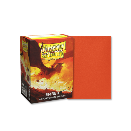 Dragon Shield - Dual Matte Sleeves - Ember (100 szt.)