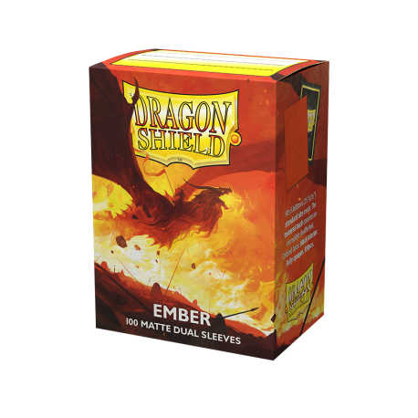 Dragon Shield - Dual Matte Sleeves - Ember (100 szt.)