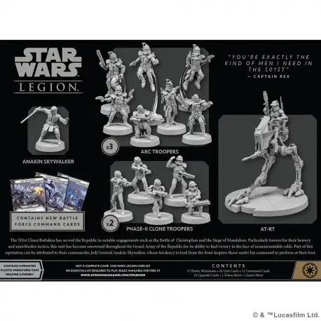 Star Wars Legion - 501st Legion - Battle Force Starter Kit