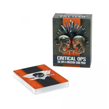 Warhammer 40k Kill Team Critical Ops: Tactical Ops Mission Cards (przedsprzedaż)