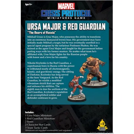 Marvel Crisis Protocol: Ursa Major & Red Guardian