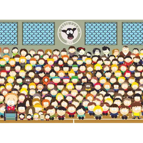 Puzzle - South Park Go Cows! (1000)