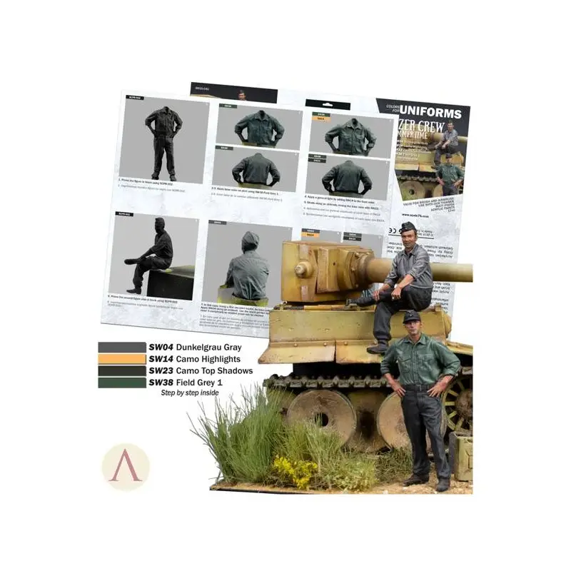 Scale75: Panzer Crew - Summertime Paint Set