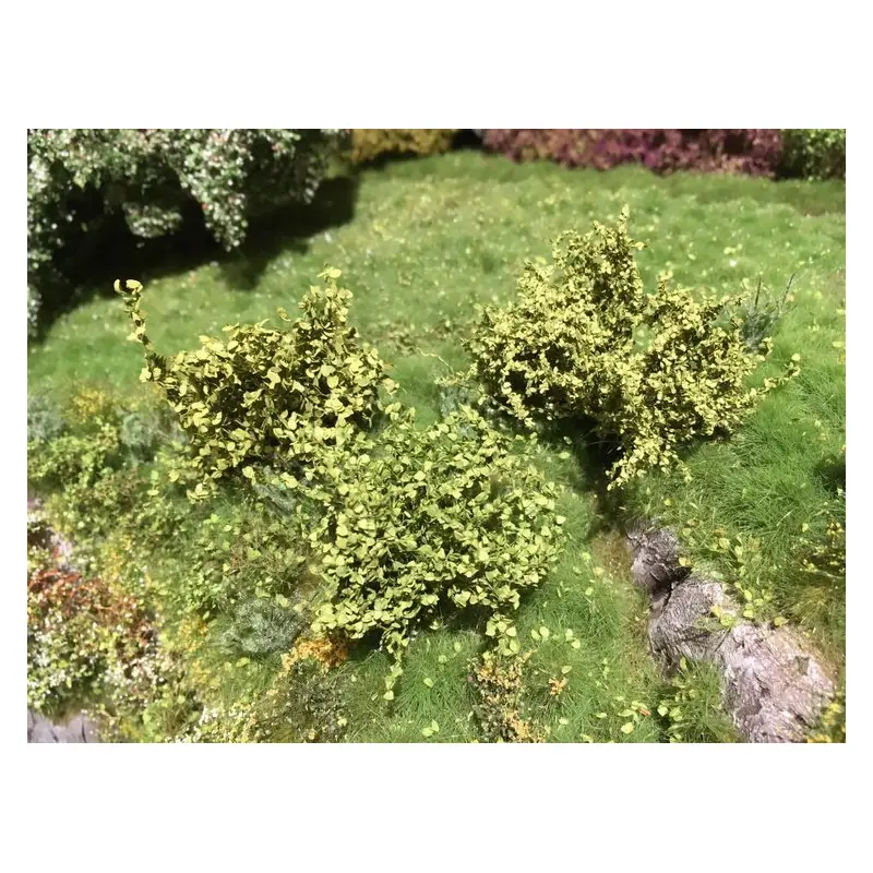 MiniNatur - Zielone wiosenne krzewy 3 cm (3 szt)