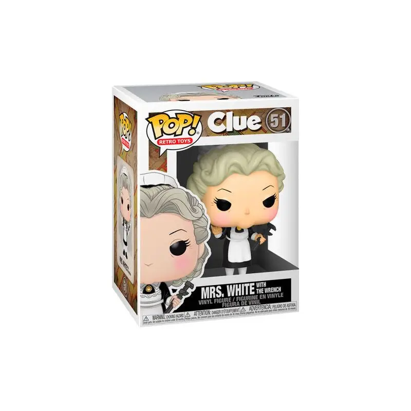 Funko POP Retro Toys: Clue - Mrs. White (with Wrench)