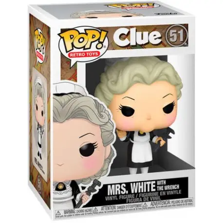 Funko POP Retro Toys: Clue - Mrs. White (with Wrench)