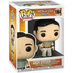 Funko POP Movies: 40 Year-Old Virgin - Andy Stitzer holding Oscar Goldman (Chase Possible)