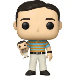 Funko POP Movies: 40 Year-Old Virgin - Andy Stitzer holding Oscar Goldman (Chase Possible)