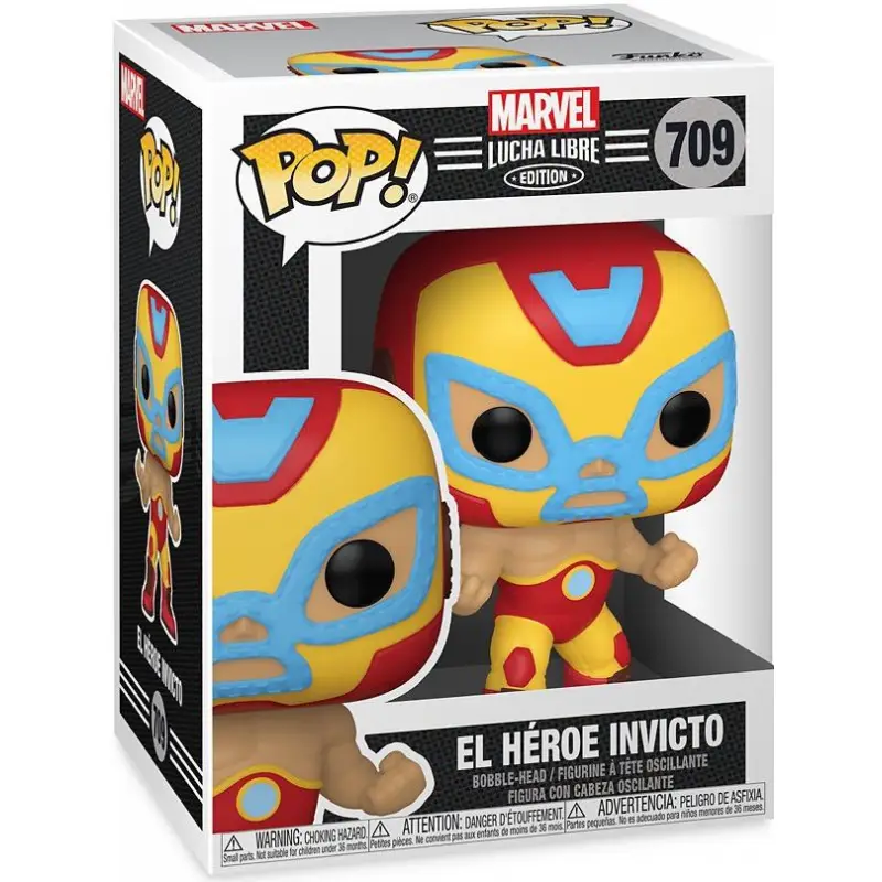 Funko POP Marvel: Luchadores - El Héroe Invicto (Iron Man)