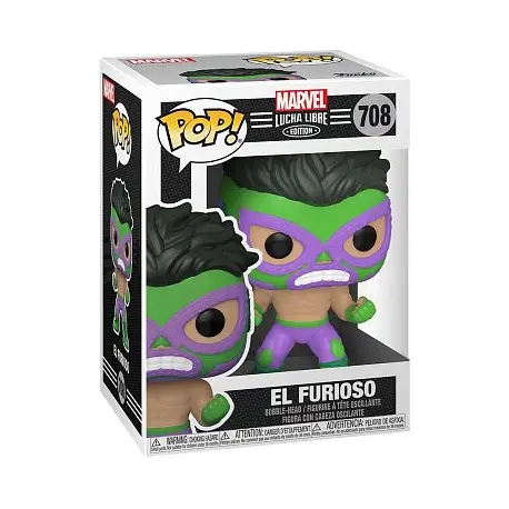 Funko POP Marvel: Luchadores - El Furioso (Hulk)