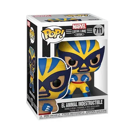 Funko POP Marvel: Luchadores - El Animal Indestructible (Wolverine)