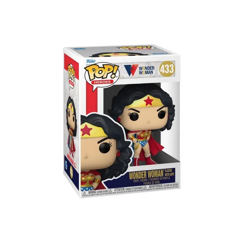 Funko POP Heroes: Wonder Woman 80th - Wonder Woman (Classic with Cape)