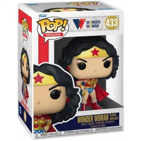 Funko POP Heroes: Wonder Woman 80th - Wonder Woman (Classic with Cape)