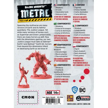 Zombicide: 2 ed. - Dark Nights Metal Pack 4 (przedsprzedaż)