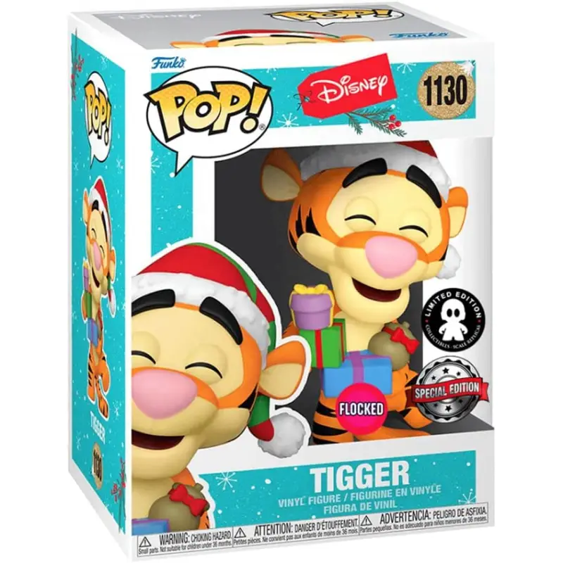 Funko POP Disney: Holiday 2021- Tigger (Flocked)(Exclusive)