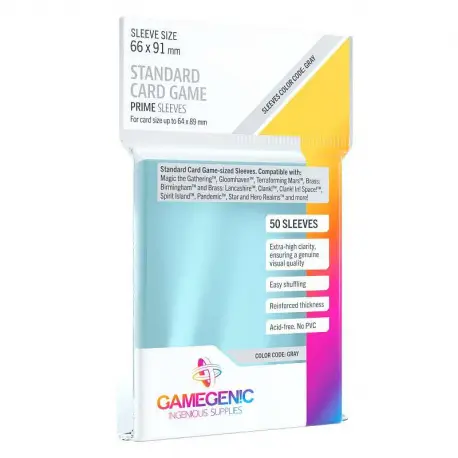 Gamegenic: Koszulki Prime Standard Card Game (66x91 mm) 50 szt