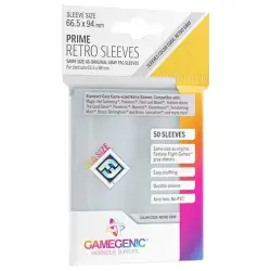 Gamegenic: Koszulki Prime Retro (665x94 mm) 50 szt Clear