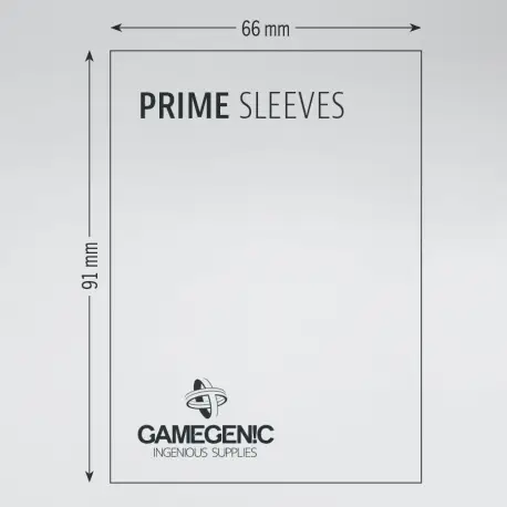 Gamegenic: Koszulki Prime Double Pack (66x91 mm/64x89 mm) 2x100  szt