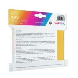 Gamegenic: Koszulki Matte Prime CCG (66x91 mm) - Żółty 100 szt