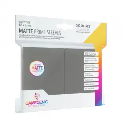 Gamegenic: Koszulki Matte Prime CCG (66x91 mm) - Ciemny Szary 100 szt