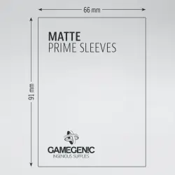 Gamegenic: Koszulki Matte Double Pack (66x91/64x89 mm) 2x100  szt
