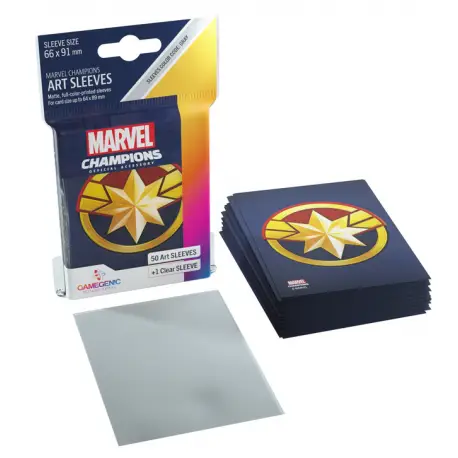 Gamegenic: Koszulki Marvel Champions Art Captain  Marvel (50+1)