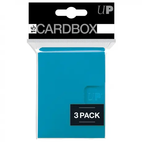 Ultra-Pro Card Box 3-pack PRO 15+ Light Blue