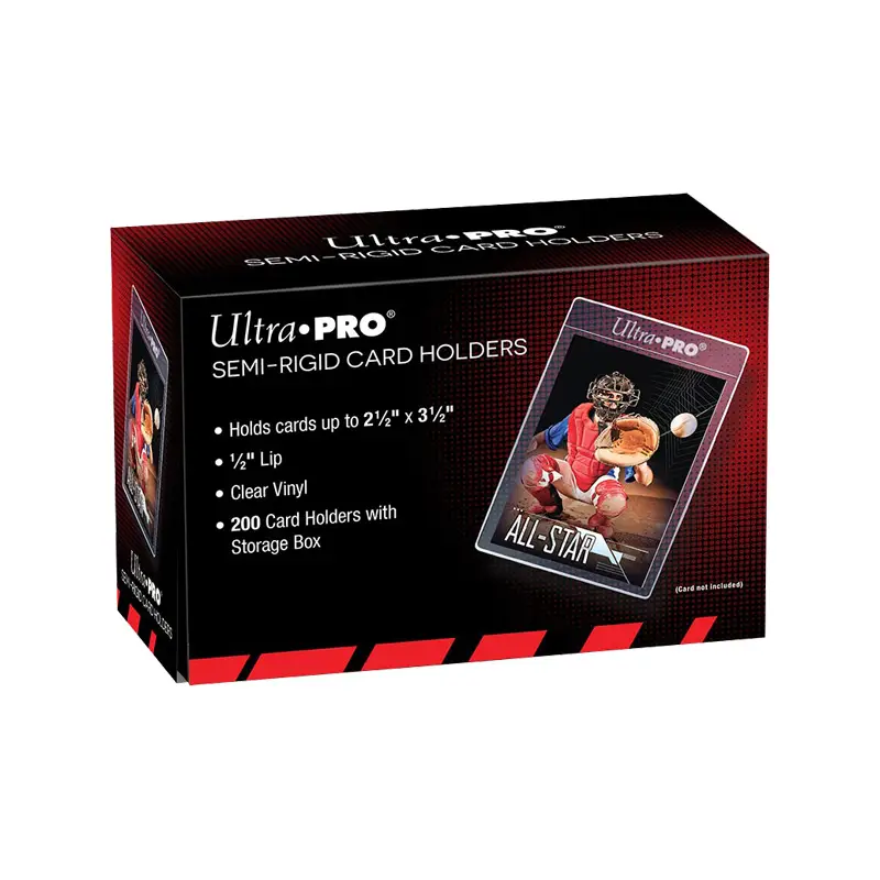 Ultra-Pro - Semi-Rigid Card Holders with 1/2" Lip