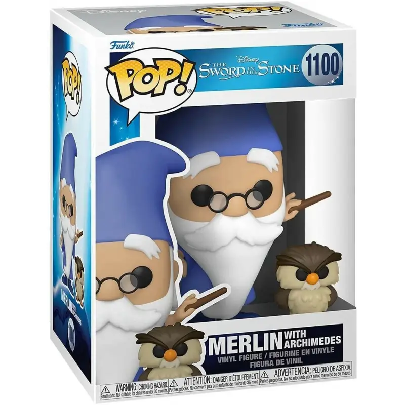 Funko POP&Buddy: The Sword in the Stone: Merlin with Archimedes