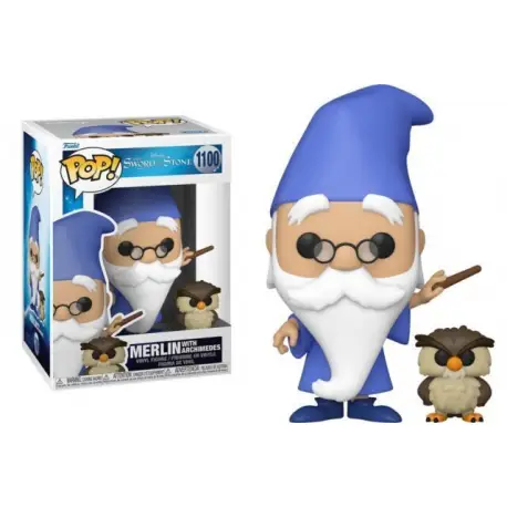 Funko POP&Buddy: The Sword in the Stone: Merlin with Archimedes