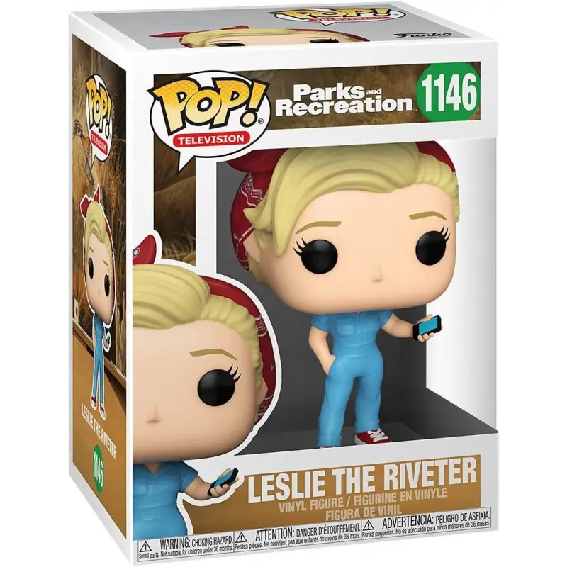 Funko POP TV: Parks and Recreations - Leslie the Riveter