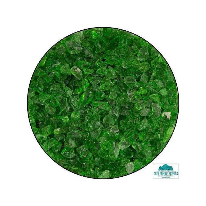 GeekGaming: Large Weird Crystals  - Dark Green 8-12 mm (300 g)