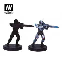 Vallejo 72.310 Cyberpunk Red Trauma Team Paint Set