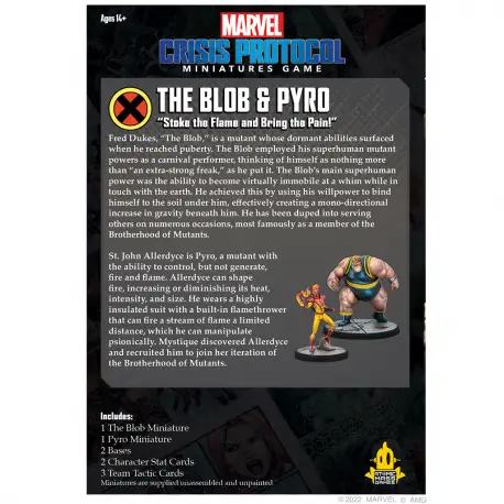 Marvel Crisis Protocol: Blob & Pyro Character Pack