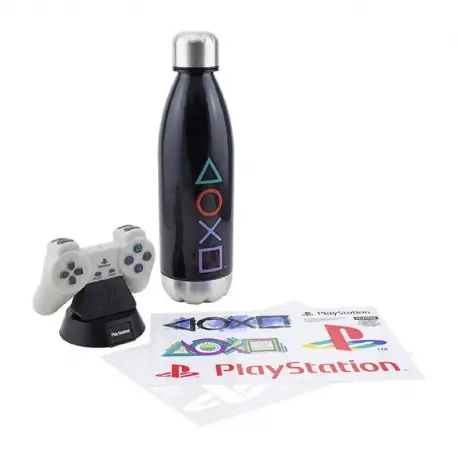 Zestaw Prezentowy Playstation (lampka, butelka, naklejki)