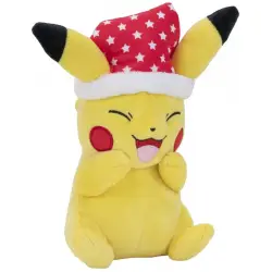 Pokemon Pluszak Świąteczny Pikachu Mikołaj