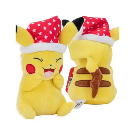 Pokemon Pluszak Świąteczny Pikachu Mikołaj