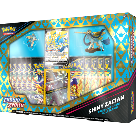 Pokemon TCG: Crown Zenith Premium Figure Collection Shiny Zacian (przedsprzedaż)