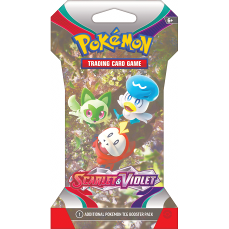 Pokemon TCG: Scarlet & Violet Sleeved Booster (przedsprzedaż)