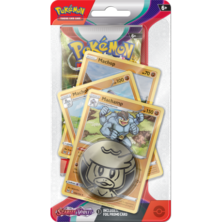 Pokemon TCG: Scarlet & Violet Premium Checklane Blister Machoke (przedsprzedaż)