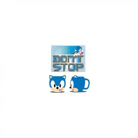 Zestaw Prezentowy Sonic the Hedgehog (kubek 3D, puzzle)