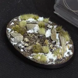 Gamers Grass: Bases Oval - Winter 105 mm (1 szt.)