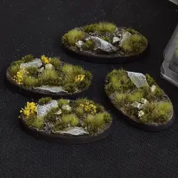 Gamers Grass: Bases Oval - Highland 60 mm (4 szt.)