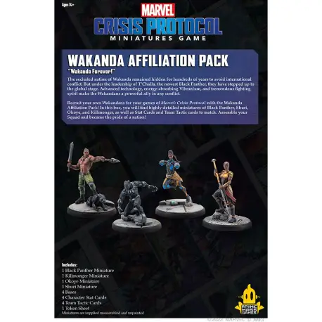 Marvel Crisis Protocol: Wakanda Affiliation Pack (przedsprzedaż)