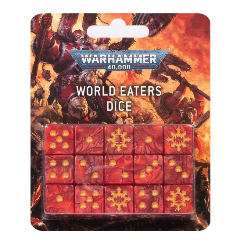 Warhammer 40K Dice: World Eaters (przedsprzedaż)