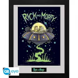 Plakat w ramce Rick and Morty Ship