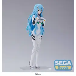 SEGA Goods - Evangelion: 3.0+1.0 Thrice Upon a Time SPM Rei Ayanami Long Hair Ver. 21 cm