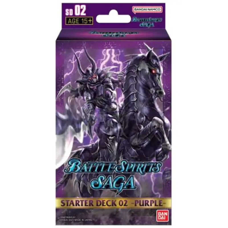 Battle Spirits Saga: ST02 Starter Deck Purple (przedsprzedaż)