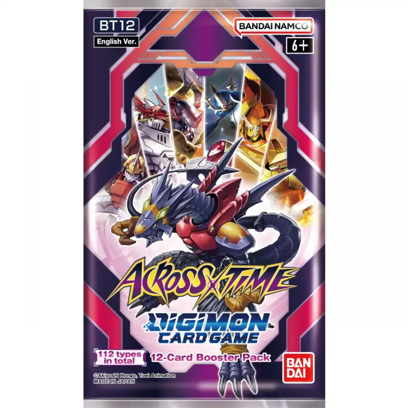 Digimon CG: BT12 Across Time Booster (przedsprzedaż)